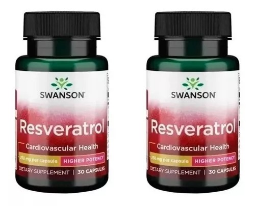 [SWU530X2] Swanson Resveratrol 250 Mg, Pack X2, 30 Cáps. 
