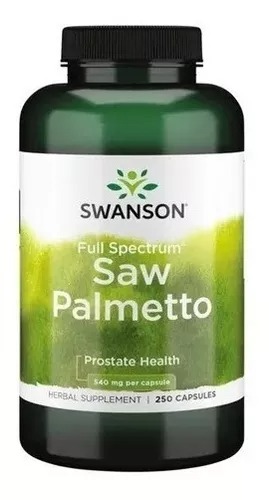 [SW910] Swanson Saw Palmetto, Salud Prostática 540mg, 250 Cáps. 
