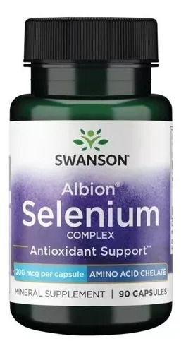 [SWU067] Swanson Selenium Complex 200mcg, Antioxidante, 90 Cáps. 